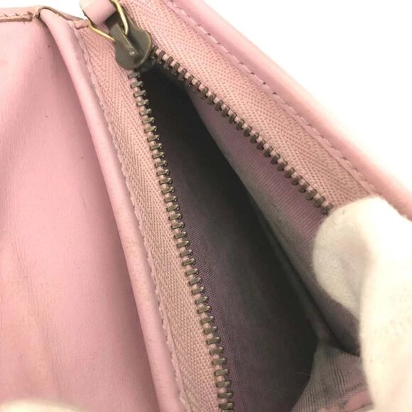 GUCCI GG Supreme Strawberry Print PVC Bifold Wallet Beige/2BF1607 - Picture 7 of 8